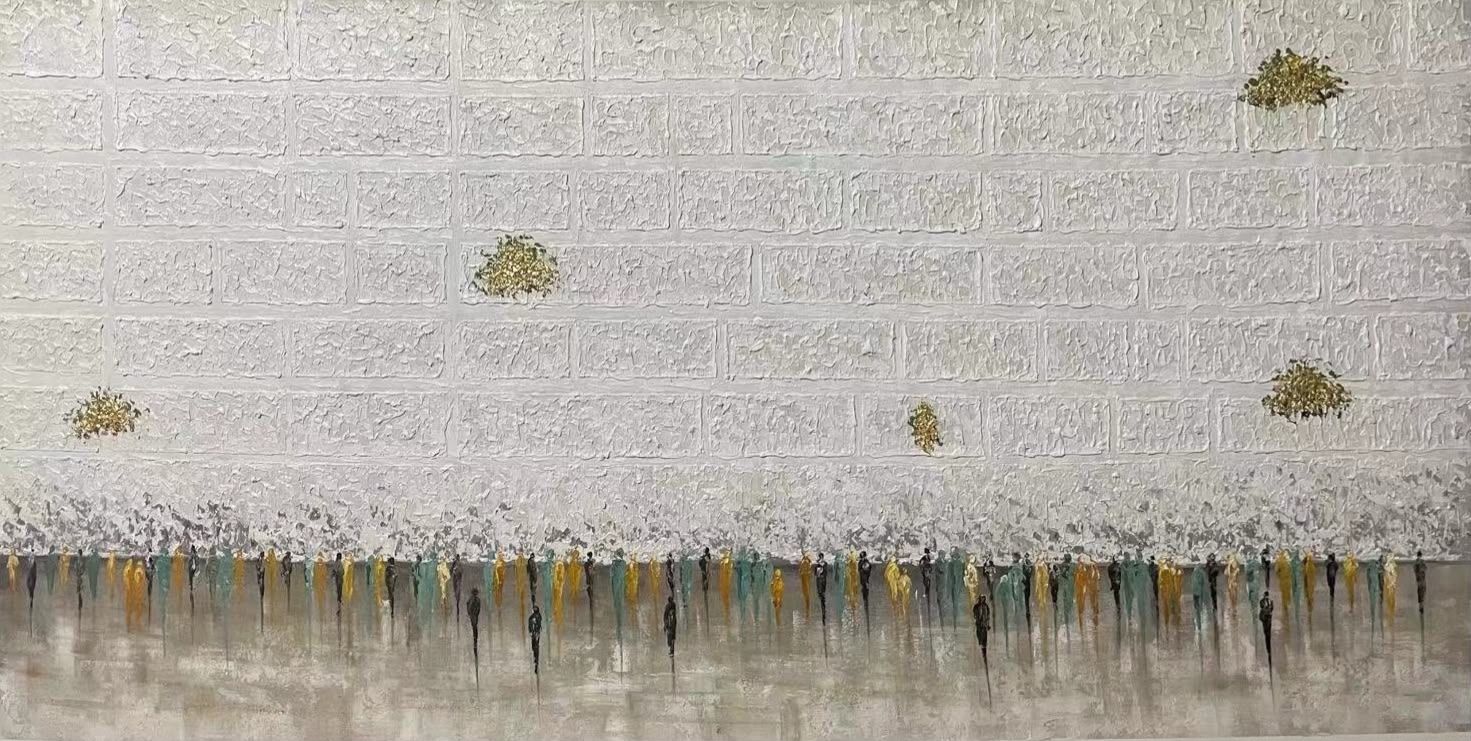 White relief painting